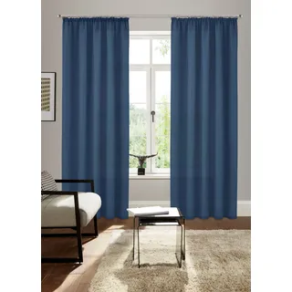 Bruno Banani Lagan Kräuselband 140 x 245 cm Blau 2 St.