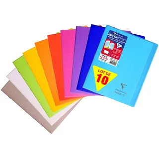 Clairefontaine Heft Koverbook 17x22 cm 48 Blatt liniert farbig sortiert