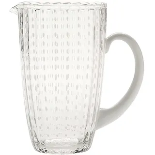 Zafferano Perle water carafe coloured glass - Transparent | Durchmesser 12 cm, Tiefe 17,50 cm, Höhe 21 cm