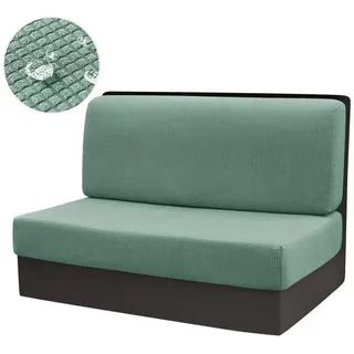 Coonoor Sofaschoner 2 Stück Camper Kissenbezüge, Bezüge Für Wohnwagenpolster Jacquard, Wohnmobil-Sitzbezüge für Anhänger, Sofa-Sitzkissenbezüge grün