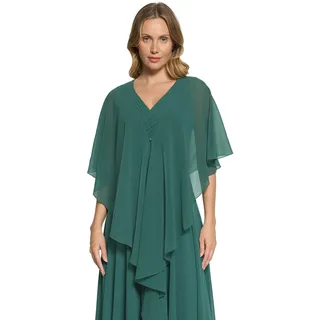 Vera Mont Damen mit Volant Dark Emerald,M | M