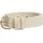 Damengürtel Leder Beige 85