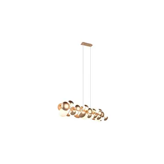 Trio 3-flg. 100 cm rund gold/Weiß