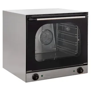 GastroHero Heißluftofen ECO 4 Bleche Umluftofen Gastronomie Backofen Edelstahl 62 Liter 230 V