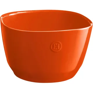 Emile Henry Mittlere Salatschüssel, Keramik, 3,5 l, Toskana-Orange