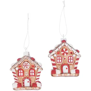 BOLTZE Gingerbread Weihnachtsanhänger 9cm sort. (1 Stück)