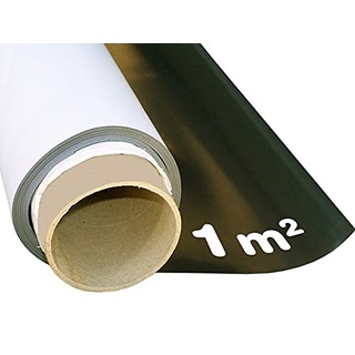 Magnetfolie weiß matt beschichtet 0,8mm x 1m x 1m - Meterware - Flexible magnetische Folie, in Digitaldruck bedruckbar, haftet auf Allen metallischen Oberflächen