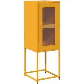vidaXL Sideboard 36 x 39 x 107 cm Senfgelb