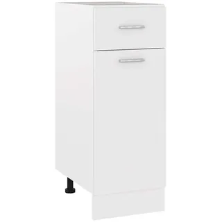 vidaXL Unterschrank Schubunterschrank 30 x 46 x 81,5 cm Weiß