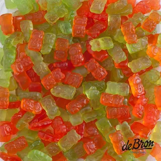 (13,90 EUR/kg) De Bron Jelly Bears Gummibärchen Fruchtgummi Zuckerfrei 1 kg