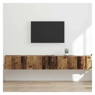 vidaXL TV-Wandschrank 2 pcs Altholz 98 x 31 x 29,5 cm Braun Holzwerkstoff