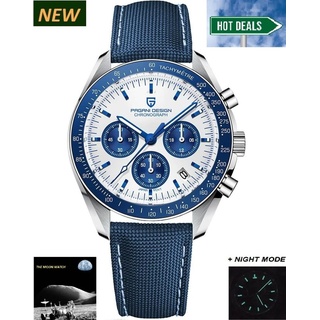 (Omega Hommage-Armbanduhr) Pagani Design V3 Moonswatch Herren Quarz Chronograph Uhr Japan VK63 Uhrwerk Edelstahl Wasserdicht Sportuhr