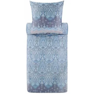 Bassetti Bettwäsche Granfoulard Bettwäsche, weicher, glatter Griff, Mako-Satin blau
