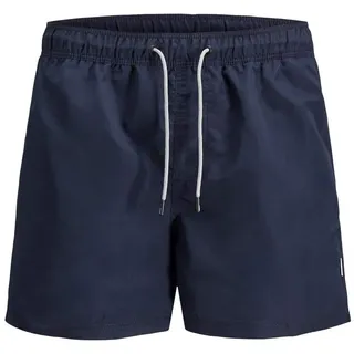 JACK & JONES Herren Badehose Badeshort SPLICELOGO S M L XL XXL Schwarz Rot Orang