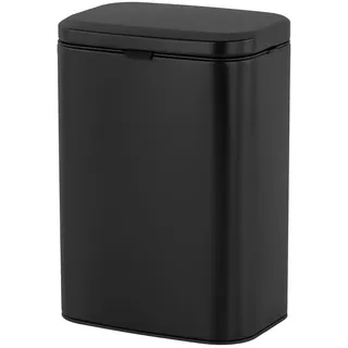 Relaxdays Mülleimer 8 l Schwarz