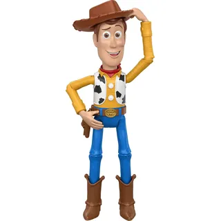 Mattel Toy Story 5 große Sheriff Woody-Figur, ca. 30 cm, bewegliches Spielzeug, Mehrfarbig