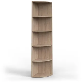 Vicco Ecki Eckregal 40 x 40 x 180 cm Braun