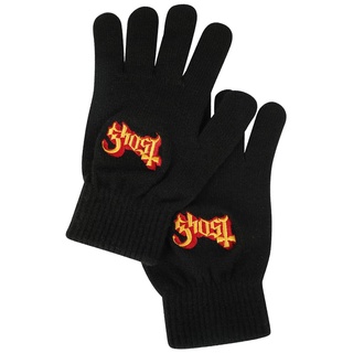 Ghost Fingerhandschuhe - Logo - schwarz  - EMP exklusives Merchandise! - Standard