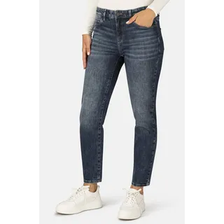 STOOKER WOMEN 5-Pocket-Jeans Zermatt Denim Indigo Straight Fit Jeans Straight Fit Casual Clean Wash Denim Jeans für Damen blau 42