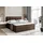 mit H4 Matratze und 140 x 200 cm MARCE Braun Gewebe mit und Lattenrost Bett mit Stauraum Braun