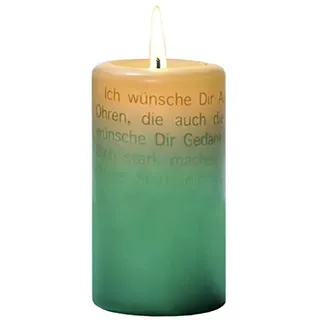 BULLA Wortlicht Kerze Ich wünsche dir - Leuchtende Gedanken