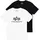 T-Shirt schwarz/weiß XL