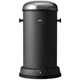 VIPP Mülleimer Vipp Bin Treteimer schwarz 29 cm x 52,5 cm