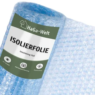 HaGa Isolierfolie – 1,5m Breite | 20m Länge – Thermofolie für Gewächshaus – Winterschutz für Pflanzen und Gemüse mit Noppenfolie – pflanzenverträgliche Luftpolsterfolie & Noppenbahn