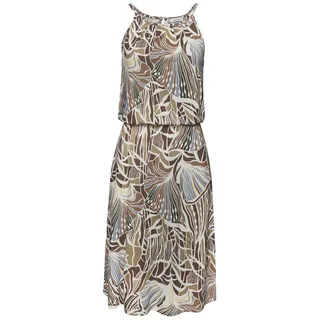 LASCANA Jerseykleid Sommerkleid Mehrfarbig 36