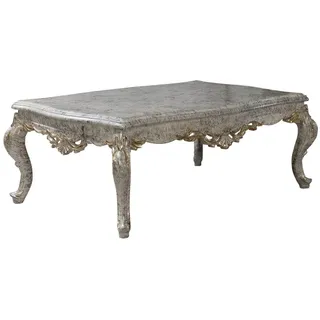 Xlmoebel Couchtisch Königlicher Tisch in Gold im Barock Rokoko Stil (Packung, 1-St., Couchtisch Barock Rokoko), Made in Europa grau