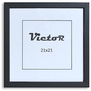 Victor (Zenith) Bilderrahmen Klee, Bilderrahmen Schwarz 21x21 cm, Bilderrahmen Modern schwarz Quadratisch