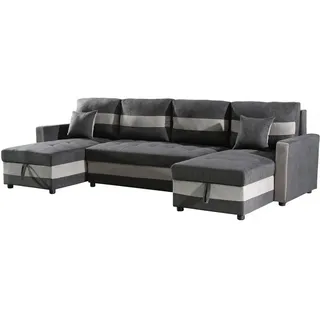Habitat et Jardin Ecksofa, antoine Dunkelgrau - Hellgrau.