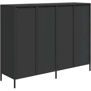vidaXL Sideboard 135 x 39 x 103,5 cm Schwarz
