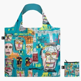 JEAN MICHEL BASQUIAT Skull Recycelte Tasche