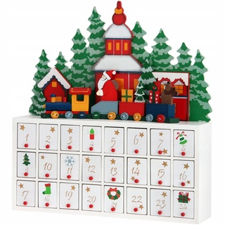Weihnachtskalender Adventskalender Kinder Holz Selbstausfüllender Kalender