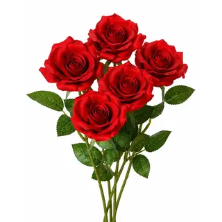 Decoris Kunstblume Rose (DH 8x55 cm) - DH 8x55 cm