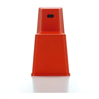 Vitra Hocker Stool-Tool poppy red rot, Designer Konstantin Grcic, 46x75x72.5 cm