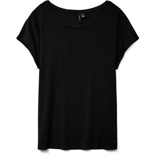 Vero Moda VMAVA PLAIN SS TOP JRS NOOS Schwarz XL