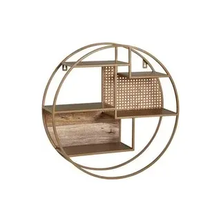 Wandregal messing pulverbeschichtet natur B: ca. 62 cm - Messing, Natur