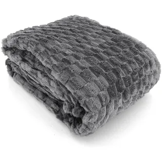 heimtexland Kuscheldecke 150 x 200 cm Grau