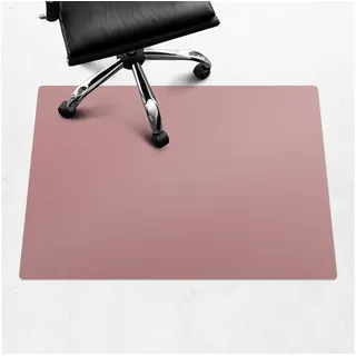 Tulup Bodenschutzmatte Teppich Für Bürostuhl Farbe Rosa Bodenschutzmatte Bürostuhl 100 cm x 70 cm