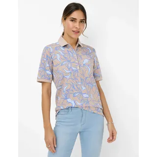 Brax Damen, Polo Style CLEO almond, mehrfarbig, Gr. 34