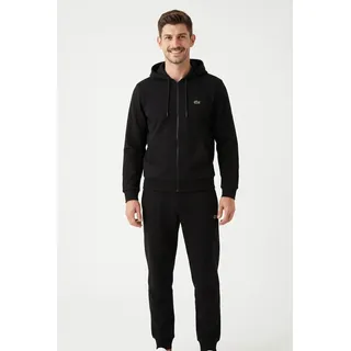Lacoste Jogginganzug Trainer Set, Trainingsanzug Set, mit weichem Fleecefutter schwarz L