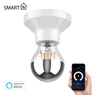 Deckenleuchte Elektra Porzellan weiß + E27 LED Lampe 486lm, Smart Home, warmweiß - kaltweiß