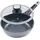 Ø 24 cm x 7,5 cm grau inkl. Glasdeckel