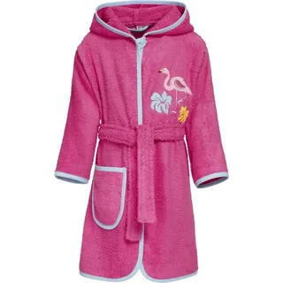 Playshoes Frottee-Bademantel Flamingo Pink, 98/104