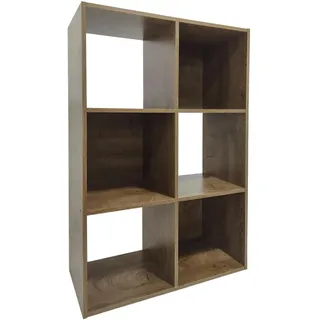 Hti-Living Bücherregal 60 x 30 x 90 cm Blau