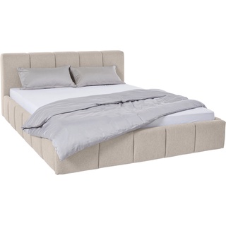 Polsterbett LEGER HOME BY LENA GERCKE "Maileen" Betten Gr. Struktur weich, Liegefläche B/L: 160 cm x 200 cm, kein Härtegrad, beige Bettgestell Polsterbett Polsterbetten ohne Bettkasten Betten in 5 Breiten und 3 Farben, incl. Rollrost