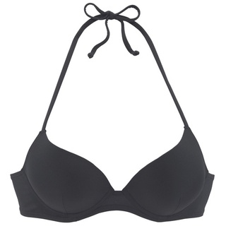 LASCANA Push-Up-Bikini-Top Damen schwarz Gr.40 Cup C