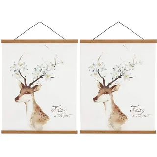 Sanauto Posterleiste Posterschiene Poster, Magnet Magnetische Holz Poster Aufhänger Halter Rahmen Leisten Bild Bilder Bilderleiste Bilderrahmen 80x60 80x120(80cm, Teak, 2 Packungen)